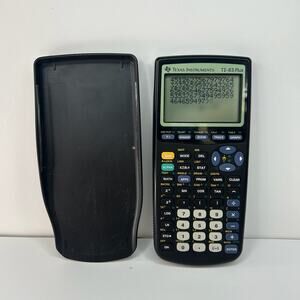 Texas Instruments TI-83 Plus Graphing Calculator Tested Working